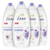 imageDove Moisturizing Body Wash Sulphate Free Body Wash Moisturizes to Calm Skin AntiStress Body Cleanser with Blue Chamomile and oat milk scent 22oz 4 CountChamomile