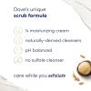 imageDove Scrub Macadamia Rice Milk Body Scrub Exfoliates and Deeply Nourishes for Smooth Radiant Skin 15 oz