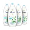 imageDove Body Wash 100 Gentle Cleansers Sulfate Free Hydrating Aloe and Birch Bodywash Gives You Softer Smoother Skin After Just One Shower 22 Fl Oz Pack of 4