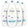 imageDove Body Wash For All Skin Types Antibacterial Body Wash Protects from Dryness 22 Fl Oz Pack of 4