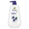 imageDove Body Wash with Pump AntiStress Blue Chamomile ampamp Oat Milk for 24hr LotionSoft Skin Moisturizing Skin Cleanser with No Sulfates No Parabens 306 ozBlueberry