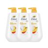 imageDove Glowing Body Wash For Revitalized Refreshed Skin Mango Butter and Almond Butter Cleanser That Effectively Washes Away Bacteria While Nourishing Your Skin 22 oz 4 CountMango  Almond Butter