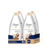 imageDove Purely Pampering Body Wash for Dry Skin Shea Butter with Warm Vanilla Effectively Washes Away Bacteria While Nourishing Your Skin 22 Fl Oz Pack of 4Vanilla
