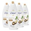imageDove Purely Pampering Body Wash for Dry Skin Shea Butter with Warm Vanilla Effectively Washes Away Bacteria While Nourishing Your Skin 22 Fl Oz Pack of 4Shea Butter and Warm Vanilla