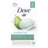 imageDove go fresh Beauty Bar More Moisturizing Than Ordinary Bar Soap Rejuvenate Pear and Aloe Vera Scent 375 oz 14 Bars225 Ounce Pack of 1