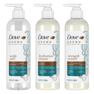 imageDove Amplified Textures Shampoo Conditioner LeaveIn Conditioner with Coconut Milk Aloe and Jojoba 3 Count for Coils Curls and Waves and Moisture Amplifying Hair Care Blend 115 oz