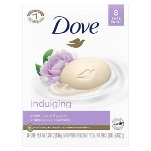 imageDove Beauty Bar Gentle Skin Cleanser Indulging Sweet Cream 2 Bars Moisturizing for Gentle Soft Skin Care More Moisturizing Than Bar Soap 375 ozUnscented