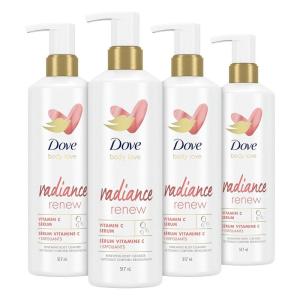 imageDove Body Love Body Cleanser Radiance Renew 4 Count For Dull Skin Exfoliating Body Wash with Vitamin C Serum 175 fl ozFragranced