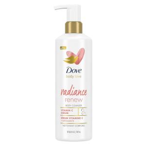 imageDove Body Love Body Cleanser Radiance Renew 4 Count For Dull Skin Exfoliating Body Wash with Vitamin C Serum 175 fl ozUnscented