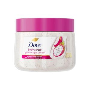 imageDove Body Scrub Dragon Fruit ampamp Coconut Cream Body Scrub Exfoliates and Deeply Nourishes for Smooth Radiant Skin 15 oz