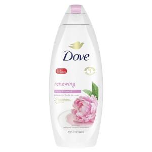 imageDove Body Wash 100 Gentle Cleansers Sulfate Free Peony and Rose Oil Effectively Washes Away Bacteria While Nourishing Your Skin 22 Fl Oz Pack of 4Peony and Rose Oil