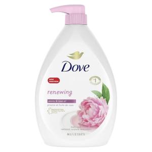 imageDove Body Wash 100 Gentle Cleansers Sulfate Free Peony and Rose Oil Effectively Washes Away Bacteria While Nourishing Your Skin 22 Fl Oz Pack of 4Peony Rose