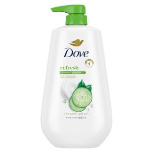 imageDove Body Wash with Pump Rejuvenate Pomegranate ampamp Hibiscus for 24hr LotionSoft Skin Moisturizing Skin Cleanser with No Sulfates No Parabens 306 OzCucumber and Green Tea