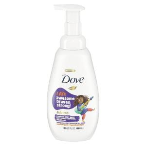 imageDove Foaming Body Wash 4 Count For Kids Coconut Cookie SulfateFree Skin Care 135 Fl OzBlueberry