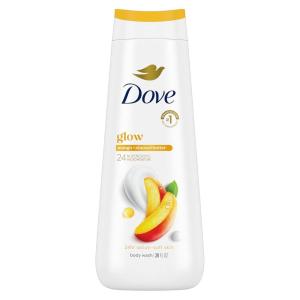 imageDove Glowing Body Wash For Revitalized Refreshed Skin Mango Butter and Almond Butter Cleanser That Effectively Washes Away Bacteria While Nourishing Your Skin 22 oz 4 CountMango
