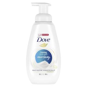 imageDove Instant Foaming Body Wash 4 Count for Soft Smooth Skin Deep Moisture Cleanser That Effectively Washes Away Bacteria While Nourishing Your Skin White 135 OzUnscented