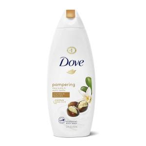 imageDove Purely Pampering Body Wash for Dry Skin Shea Butter with Warm Vanilla Effectively Washes Away Bacteria While Nourishing Your Skin 22 Fl Oz Pack of 4Shea Butter  Vanilla