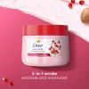 imageDove Pomegranate ampamp Shea Butter Body Scrub Exfoliates and Deeply Nourishes for Smooth Radiant Skin 15 oz