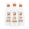 imageDove Body Love Pampering Body Lotion Shea Butter Pack of 3 for Silky Smooth Skin Softens ampamp Smoothes Dry Skin 135oz