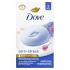 imagequotDove AntiStress Blue Chamomile And Oat Milk Moisturizes to Calm Skin Soap 106g Pack Of 6