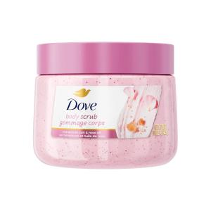 imageDove Himalayan Salt ampamp Rose Oil Body Scrub Exfoliates and Deeply Nourishes for Smooth Radiant Skin 15 oz