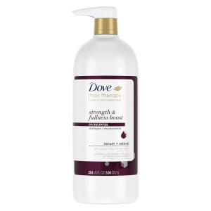 imageDove Hair Therapy Shampoo Strengthening Treatment for Thin Fine Hair Strength and Fullness Boost Sulfate Free Shampoo for 2X Visibly Fuller Thicker Hair 338 oz