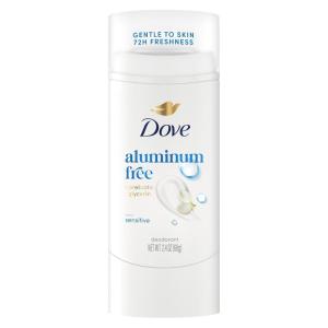 imageDove Deodorant Stick Sensitive for 72 Hour Odor Protection Aluminum Free 24 oz