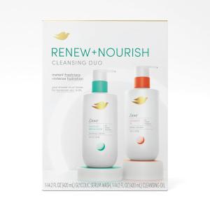 imageDove Body Wash 2 Count Limited Edition Gift Pack to Moisturize and Control Odor from Hormonal Skin Shifts 142 Fl oz