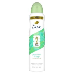 imageDove Dry Spray Palo Santo amp Sage for 72hour sweat and odor protection Alcohol Free 38 oz