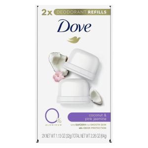 imageDove Refillable Deodorant Starter Kit Deodorant For Women Coconut amp Pink Jasmine 0 Aluminum 113 ozTropical