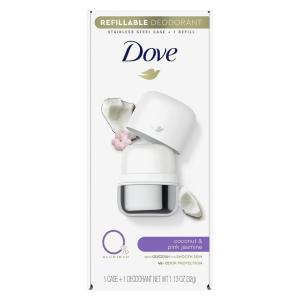 imageDove Refillable Deodorant Starter Kit Deodorant For Women Coconut amp Pink Jasmine 0 Aluminum 113 ozWarm