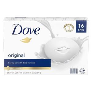 imageDove Soap Original Beauty Bar 3Pack  3in1 Moisturizing Face Body amp Hand Soap 475 Oz Ea4 Ounce Pack of 16
